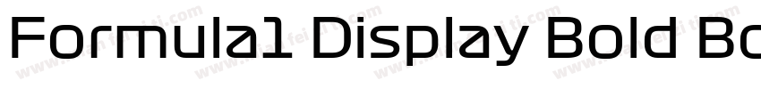 Formula1 Display Bold Bold字体转换